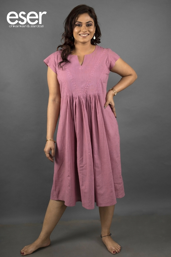 Copper Rose Midi Dress | Eser