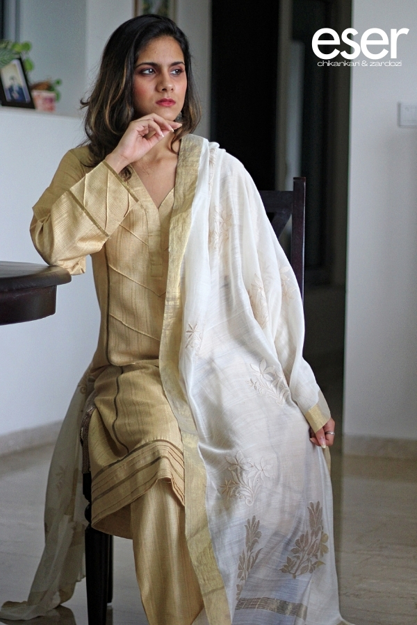 Cream and Golden Set | Eser