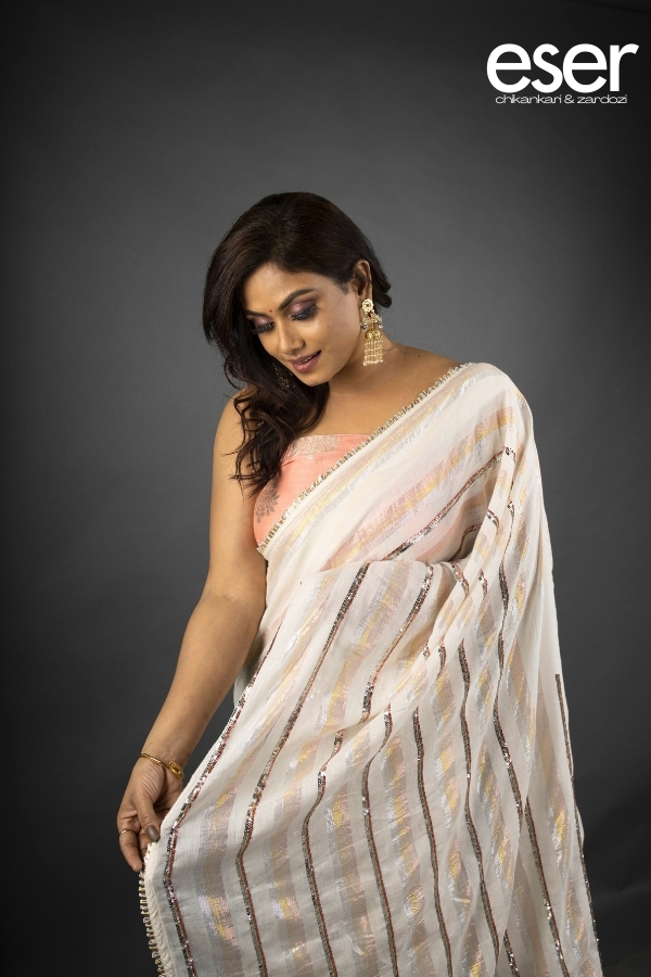 Lurex Teeki Saree | Eser